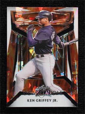 2023 Leaf Metal - [Base] - Orange Crystals #B-21 - Ken Griffey Jr. /1