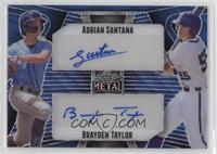 Adrian Santana, Brayden Taylor #/8