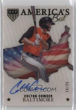 2023 Panini Chronicles - America's Pastime America's Best Autographs - Gold #AB-CC - Colton Cowser /25