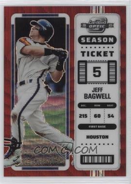 2023 Panini Chronicles - Contenders Optic Season Ticket - Red Wave Prizm #15 - Jeff Bagwell /199