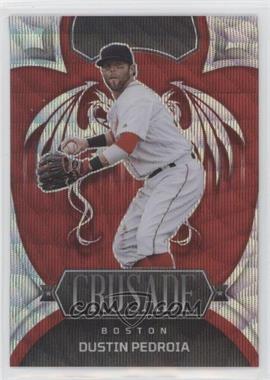 2023 Panini Chronicles - Crusade - Red Wave Prizm #7 - Dustin Pedroia /199