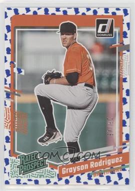 2023 Panini Donruss - [Base] - Presidential Collection #78 - Rated Prospect - Grayson Rodriguez /46