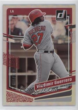 2023 Panini Donruss - [Base] - Season Stat Line #230 - Vladimir Guerrero /329