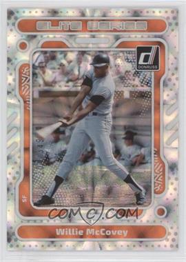 2023 Panini Donruss - Elite Series - Silver #E6 - Willie McCovey /349