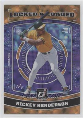 2023 Panini Donruss - Locked & Loaded #LL6 - Rickey Henderson /999