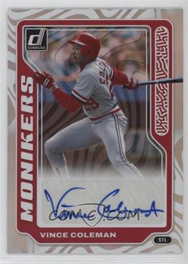 2023 Panini Donruss - Monikers #M-VC - Vince Coleman