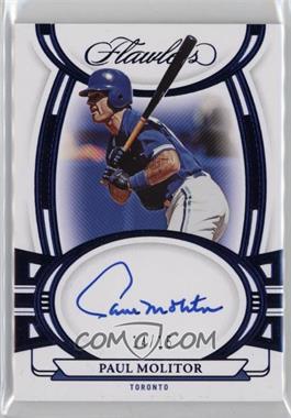 2023 Panini Flawless - Flawless Signatures - Sapphire #FS-PM - Paul Molitor /15