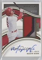 Prospect Patch Autographs - Masyn Winn #/99