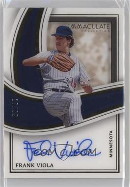 2023 Panini Immaculate Collection - Shadowbox Signatures #SS-FV - Frank Viola /99