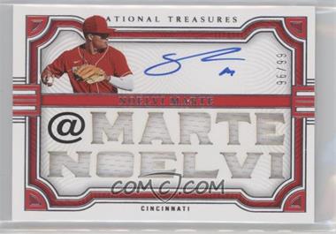 2023 Panini National Treasures - Signature Names #SN-NM - Noelvi Marte /99