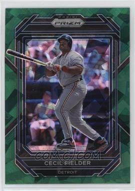 2023 Panini Prizm - [Base] - Green Ice Prizm #251 - Cecil Fielder