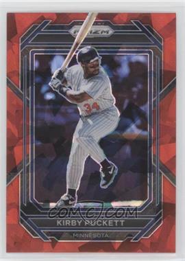 2023 Panini Prizm - [Base] - Red Ice Prizm #190 - Kirby Puckett