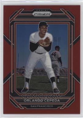 2023 Panini Prizm - [Base] - Red Prizm #197 - Orlando Cepeda /199