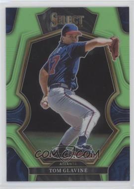 2023 Panini Select - [Base] - Neon Green Prizm #200 - Premier Level - Tom Glavine /75