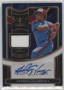 2023 Panini Select - Select Swatches Signatures - Tri-Color Prizm #SSS-AG - Andres Galarraga /30