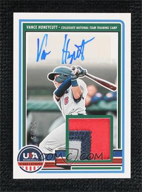 2023 Panini USA Baseball Stars & Stripes - USA Stars & Stripes Signature Materials - Prime #SM-VH - Vance Honeycutt /25