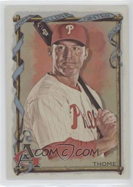 2023 Topps Allen & Ginter - [Base] - Hot Box Silver Portrait #317 - Short Print - Jim Thome