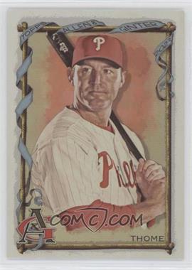 2023 Topps Allen & Ginter - [Base] - Hot Box Silver Portrait #317 - Short Print - Jim Thome