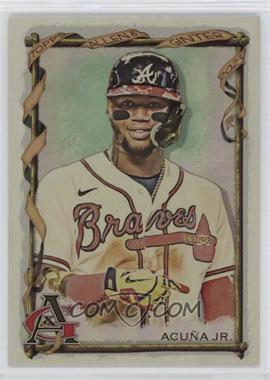 2023 Topps Allen & Ginter - [Base] - Hot Box Silver Portrait #37 - Ronald Acuña Jr.