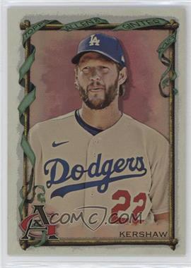 2023 Topps Allen & Ginter - [Base] - Hot Box Silver Portrait #91 - Clayton Kershaw