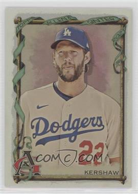 2023 Topps Allen & Ginter - [Base] - Hot Box Silver Portrait #91 - Clayton Kershaw