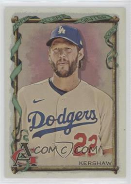 2023 Topps Allen & Ginter - [Base] - Hot Box Silver Portrait #91 - Clayton Kershaw