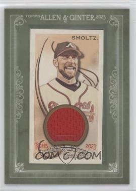 2023 Topps Allen & Ginter - Mini Framed Relics #MFR-JSM - John Smoltz