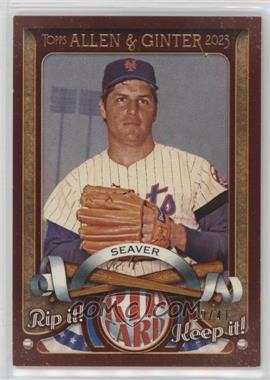 2023 Topps Allen & Ginter - Rip Cards #RC-TS - Tom Seaver /41