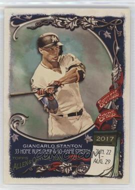 2023 Topps Allen & Ginter - Spotless Spans #SS-36 - Giancarlo Stanton