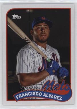 2023 Topps Archives - 1989 Topps Doubleheaders #89DH-25 - Mike Piazza, Francisco Alvarez