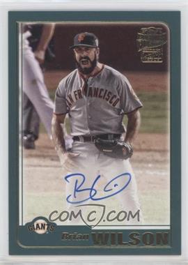 2023 Topps Archives - 2001 Fan Favorite Autographs #01FF-BW - Brian Wilson