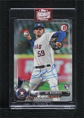 2023 Topps Archives Signature Series - Active Player Edition Buybacks #17B-92 - Joe Musgrove (2017 Bowman) /30 [Buyback]