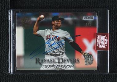 2023 Topps Archives Signature Series - Active Player Edition Buybacks #19TSC-39 - Rafael Devers (2019 Topps Stadium Club) /1 [Buyback]