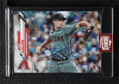 2023 Topps Archives Signature Series - Active Player Edition Buybacks #20T-207 - Zac Gallen (2020 Topps Series One) /80 [Buyback]