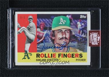 2023 Topps Archives Signature Series - Retired Player Edition Buybacks #17TA-59 - 1960 Design - Rollie Fingers (2017 Topps Archives) /6 [Buyback]