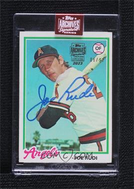 2023 Topps Archives Signature Series - Retired Player Edition Buybacks #78T-635 - Joe Rudi (1978 Topps) /17 [Buyback]