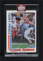 In Action - Tony Perez (1982 Topps) [Buyback] #/38