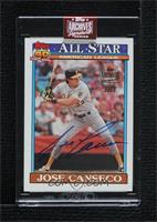 All-Star - Jose Canseco (1991 Topps) [Buyback] #/95