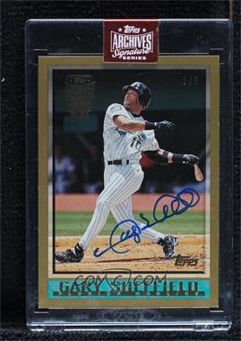 2023 Topps Archives Signature Series - Retired Player Edition Buybacks #98T-166 - Gary Sheffield (1998 Topps) /6 [Buyback]