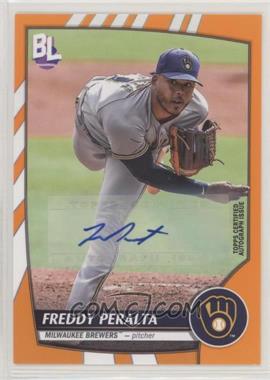 2023 Topps Big League - [Base] - Retail Electric Orange Autographs #154 - Freddy Peralta