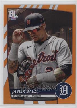 2023 Topps Big League - [Base] - Retail Electric Orange #235 - Uncommon Rainbow Foil - Javier Báez