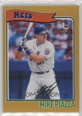 2023 Topps Brooklyn Collection - [Base] - Gold #40 - Mike Piazza /50