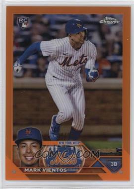 2023 Topps Chrome - [Base] - Orange Refractor #8 - Mark Vientos /25