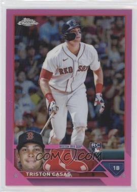 2023 Topps Chrome - [Base] - Pink Refractor #174 - Triston Casas