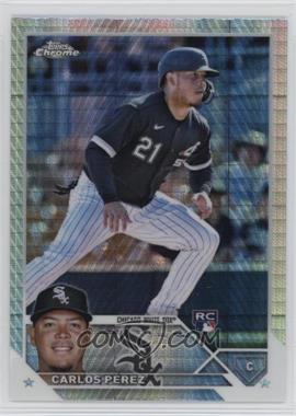 2023 Topps Chrome - [Base] - Prism Refractor #133 - Carlos Pérez