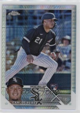 2023 Topps Chrome - [Base] - Prism Refractor #133 - Carlos Pérez