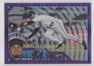 2023 Topps Chrome - [Base] - Purple Sonar Refractor #47 - Luis Arraez /275