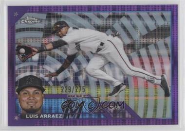 2023 Topps Chrome - [Base] - Purple Sonar Refractor #47 - Luis Arraez /275