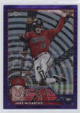 2023 Topps Chrome - [Base] - Purple Sonar Refractor #86 - Jake McCarthy /275