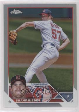 2023 Topps Chrome - [Base] - Refractor #118 - Shane Bieber